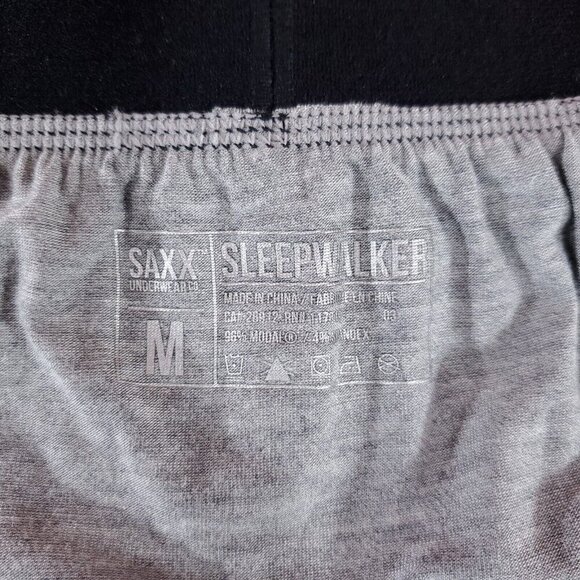 NWT Saxx Underwear Co Mens Size Medium Sleepwalker Pants Gray sweatpants SXLW30 - Picture 11 of 12